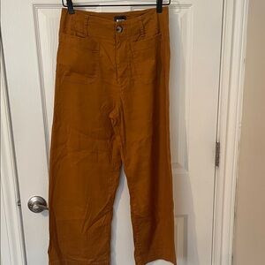 Maeve Terracotta Wide Leg Pants